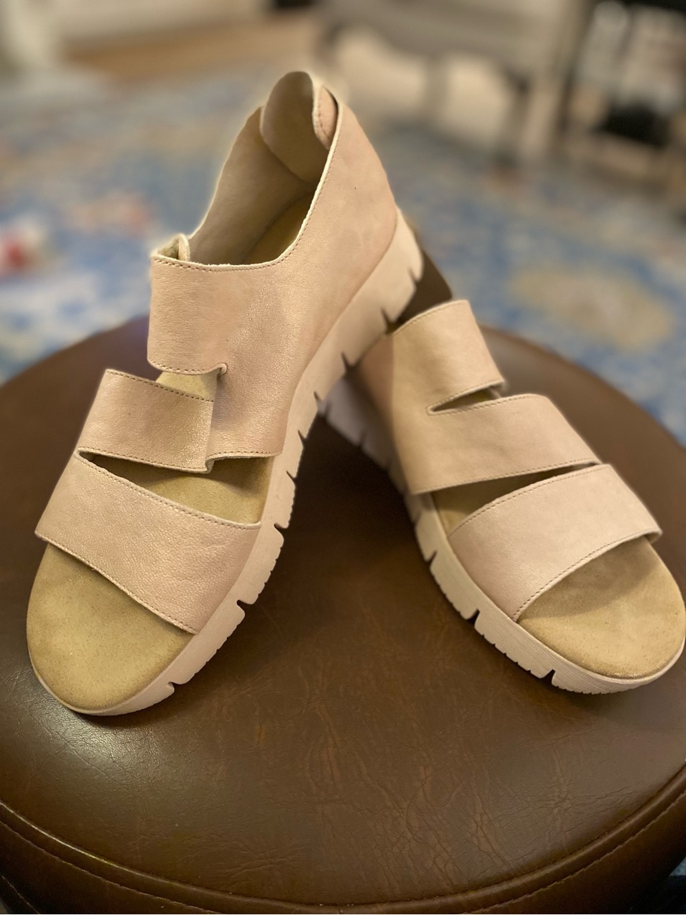 Sesto Meucci Blush Platform Women’s Sandals • Size 7 Medium